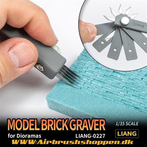 LIANG 0227 Model Brick Graver for Dioramas